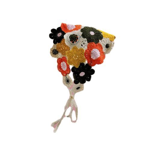 French Flower Knitted Head Cover - Hatopia