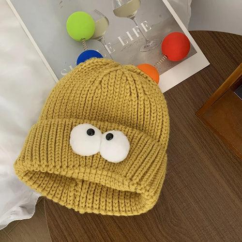 Cartoon Big Eyes Party Beanies - Hatopia