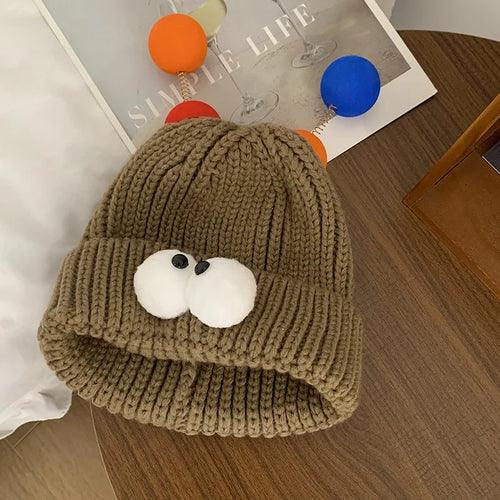 Cartoon Big Eyes Party Beanies - Hatopia