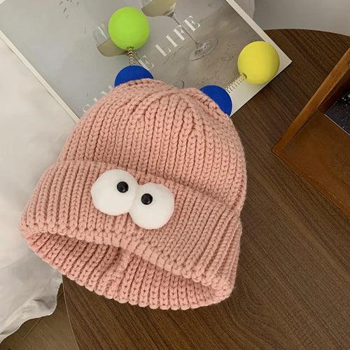 Cartoon Big Eyes Party Beanies - Hatopia