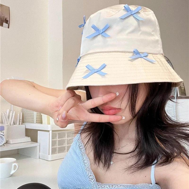 Bowknot Bucket Hat - Hatopia