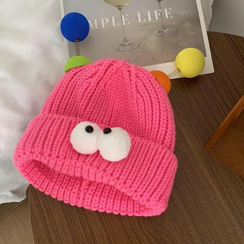 Cartoon Big Eyes Party Beanies - Hatopia