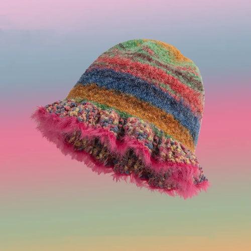 Colorful Gradient Stripe Hat - Hatopia