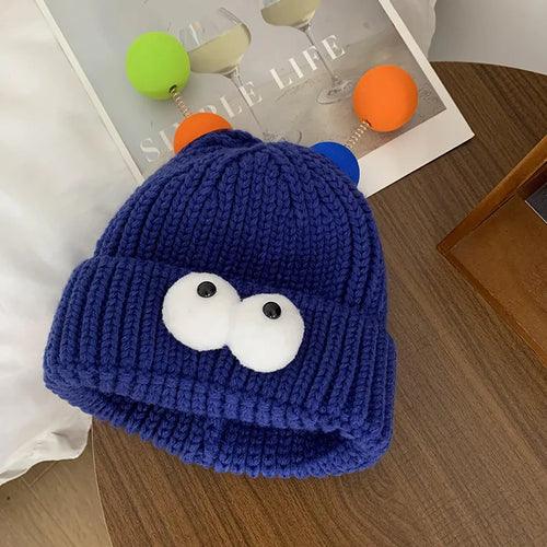 Cartoon Big Eyes Party Beanies - Hatopia