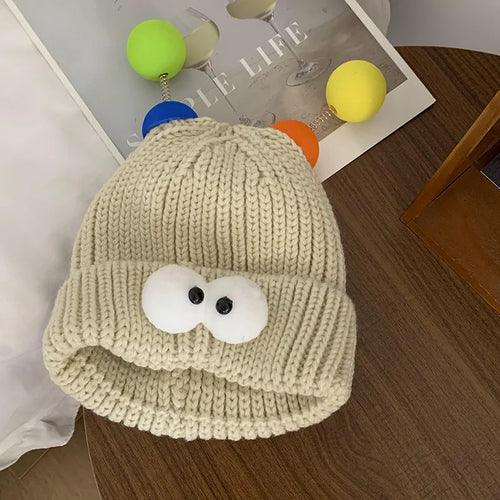 Cartoon Big Eyes Party Beanies - Hatopia