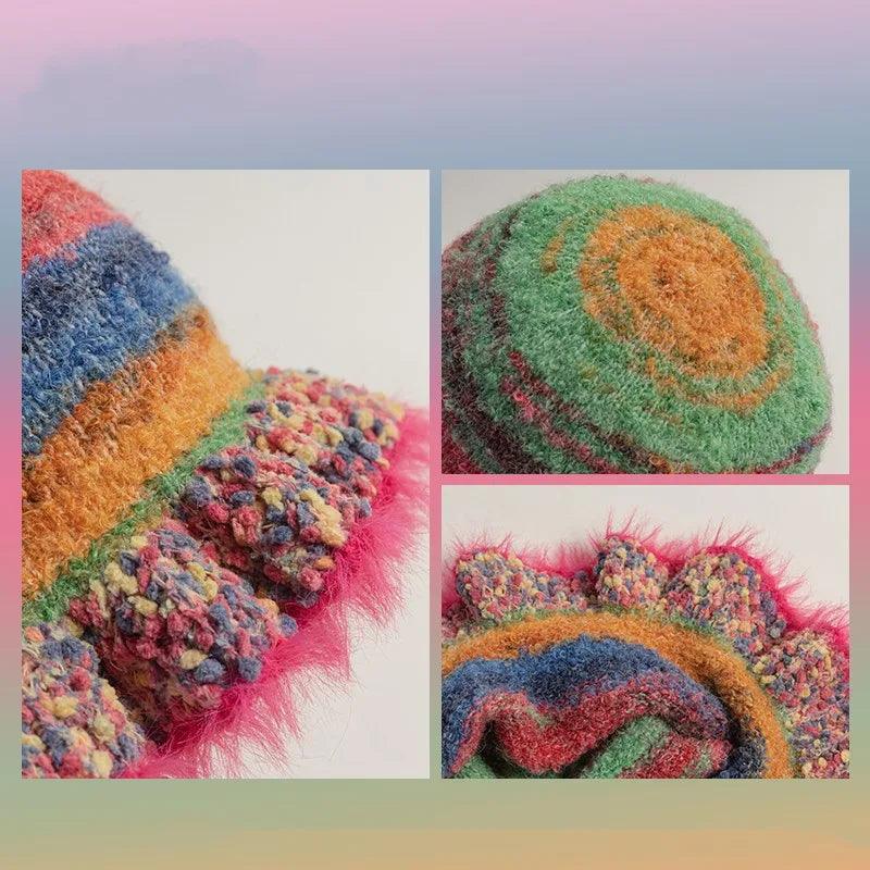 Colorful Gradient Stripe Hat - Hatopia